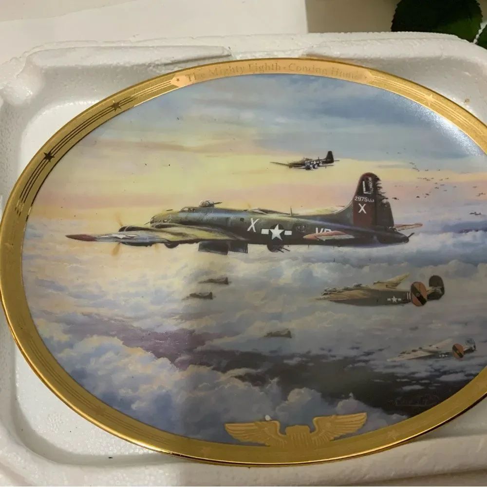 The Mighty Eighth Coming Home, Commemorative Plate #606A